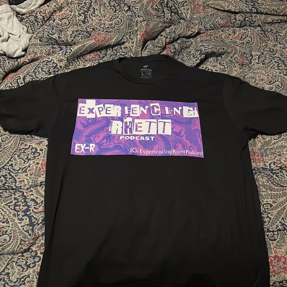 ExperiencingRhettPodcast Limited Edition Shirt. Sizes L & XL - Picture 2 of 3